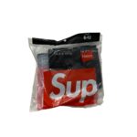 2 Pair Black Supreme Socks