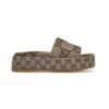 Gucci Platform Sandal - Camel Canvas